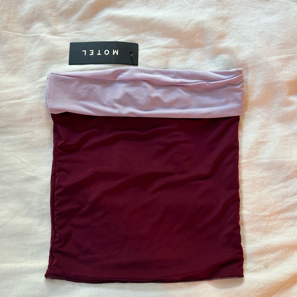 motel rocks reversible tube top